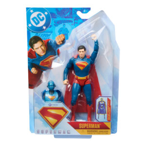 Figura Articulada Superman 15 Cm Con Accesorio DC