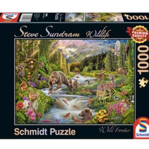 Puzzle 1.000 Piezas Animales Del Bosque