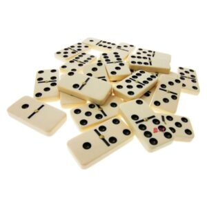 Domino Juego Clásico De 28 Piezas Blancas - Ps