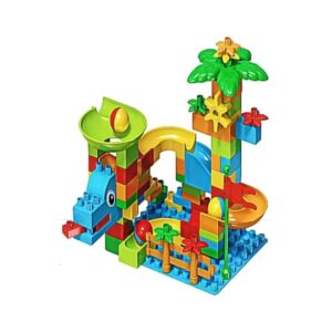 Juego Bloques Construccion Tobogan De Pelotas Didactico 102p