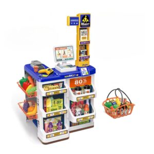 Set Supermercado de juguete 60 Piezas Con Canasto